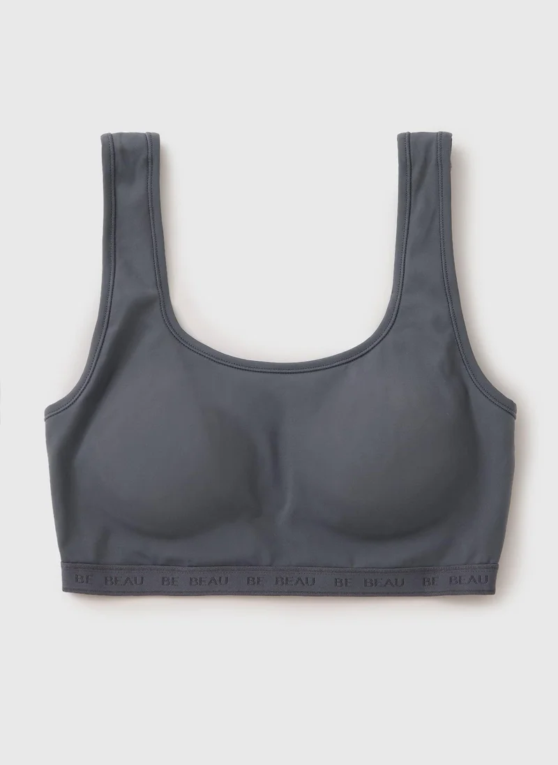 Matalan Grey Non Wired Crop Top